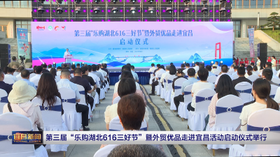 第三届“乐购湖北616三好节”暨外贸优品走进宜昌活动启动仪式举行