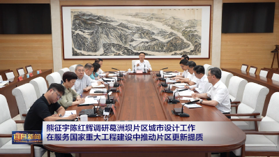 熊征宇陈红辉调研葛洲坝片区城市设计工作 在服务国家重大工程建设中推动片区更新提质