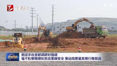 熊征宇在宜都调研时强调 毫不松懈稳增长抓改革保安全 推动高质量发展行稳致远
