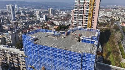 西陵区“原拆原建”危旧房改造再传捷报 肖家岗路15号EPC工程项目主体封顶