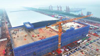 远景动力一期主体工程封顶 即将转入机电安装与洁净装修阶段 力争7月中旬首颗电芯下线  