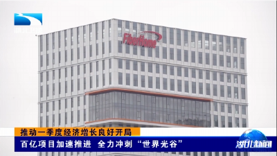 推动一季度经济增长良好开局 | 百亿级项目加速推进 全力冲刺“世界光谷”  