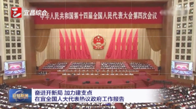 奋进开新局 加力建支点 在宜全国人大代表热议政府工作报告