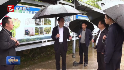 陈红辉检查防汛备汛工作时强调 树牢底线思维抓实抓细防汛各项措施