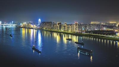 璀璨滨江夜 