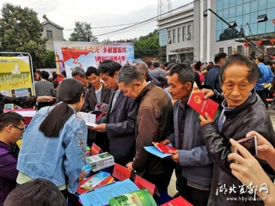 聂家河镇：开展平安法治宣传进农村活动