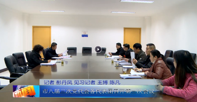 市八届三次党代会各代表团召开第三次会议