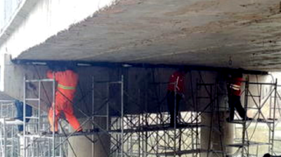 市公路局运用新工艺快速修复桥梁