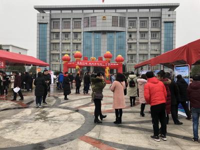 红花套镇举行2019年“春风行动 就业在红花”大型招聘会 