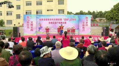 聂家河镇举办新时代文明实践“夏韵艺术节”