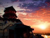 清风醉晚霞 夕阳美如画