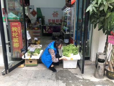 【创卫在行动】文明劝导 把占道经营“请进去”
