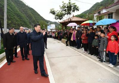 习近平在金米村直播平台话脱贫