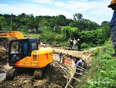 徐家湾村：疏沟渠 固河垱 织密织细防汛抗旱网