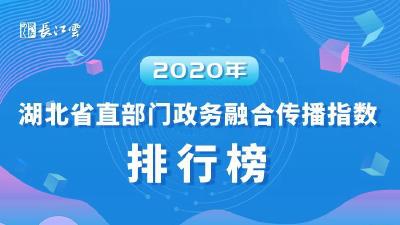 2020年度湖北省直部门政务融合传播指数分析报告发布