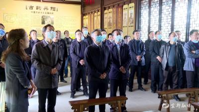 全市一季度项目拉练活动举行