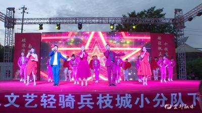 官垱村举办庆祝中国共产党成立100周年文艺晚会