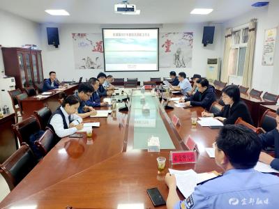 白华参加枝城镇防汛联防工作会