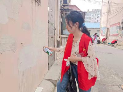八字桥社区：青春之火 点亮文明城市之光