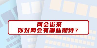 市民看两会 畅谈新期盼