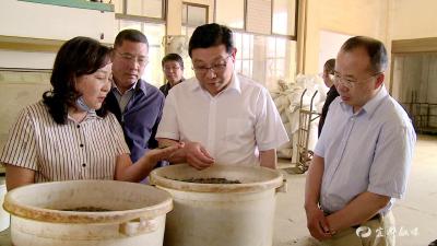 崔永红来我市调研茶产业链建设工作