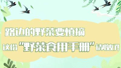 这菜有毒！野菜食用手册快收好
