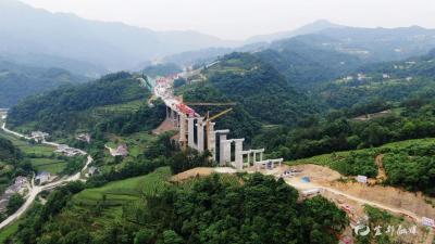 【项目进行时】呼北高速宜都至鄂湘界段项目建设全速推进