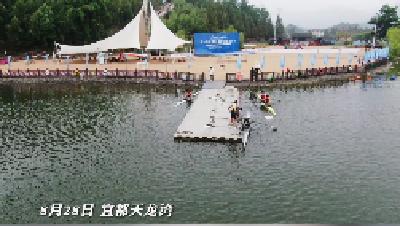 湖北省第十六届运动会青少年体育类（体校组）赛艇比赛训练进行时