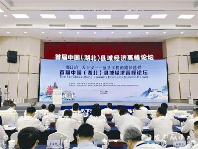 首届中国（湖北）县域经济高峰论坛在宜都举行