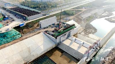 【项目进行时】渔洋河桥坝工程项目预计明年7月建成