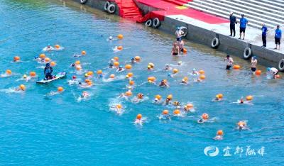 “泳”动清江！宜都市2023年首届职工游泳联赛举行