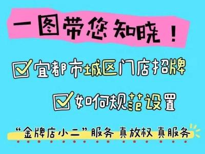 开店必看——文明开店，从店招备案做起