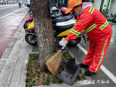 保洁作业精细化 城市面貌精致化