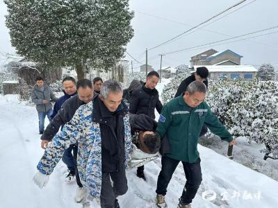 【荆楚网】他们临时成立了一支小分队，走出了一条“生命通道”......