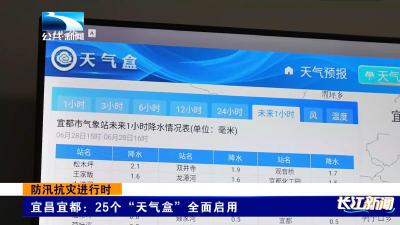 湖北电视台报道：宜都25个“天气盒”全面启用