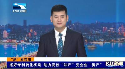 湖北电视台报道宜都：搭好专利转化桥梁 助力高校“知产”变企业“资产”