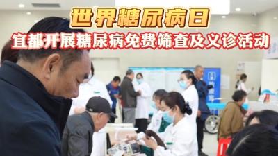 宜都开展糖尿病免费筛查及义诊活动