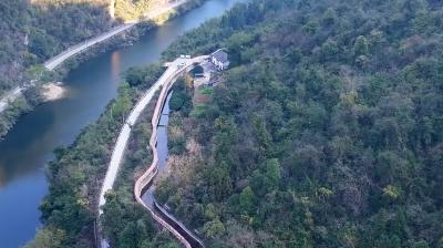 宜都市幸福渠流域综合治理工程（一期）成功试通水