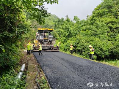将军山村红旅路“焕新”！