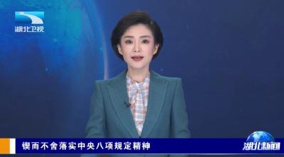 湖北卫视《湖北新闻》报道：锲而不舍落实中央八项规定精神I宜都：严字当头 精准整改 守牢校园食品安全