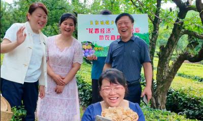 王家畈镇三村联盟组团直播为本地山货特产打开“云”销路