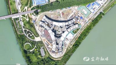 宜都首个五星级酒店主体结构封顶  预计2025年12月建成