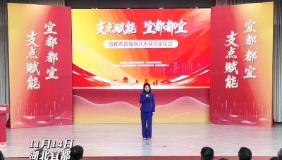 11月14日，宜都首届网评大赛圆满收官