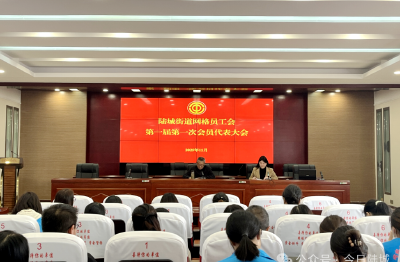 陆城街道网格员工会成立