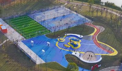五大运动空间+蝶舞童趣乐园+便捷停车场！宜都小西湖公园核心功能区焕新登场