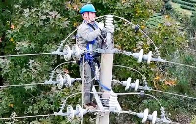 11月18日，宜都开展10千伏何栗线支线“兵团化”综合检修