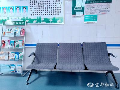候诊椅换上了暖心“冬装”