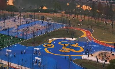 运动、野餐、遛娃……焕新的宜都小西湖公园已成为市民休闲、游玩新去处