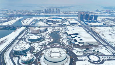 银装素裹！航拍宜都雪后美景