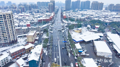 银装素裹！航拍宜都雪后美景